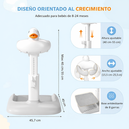 Soporte de Ducha Ajustable para Bebé – Seguro, Antideslizante y Ergonómico
