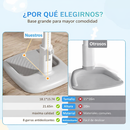 Soporte de Ducha Ajustable para Bebé – Seguro, Antideslizante y Ergonómico
